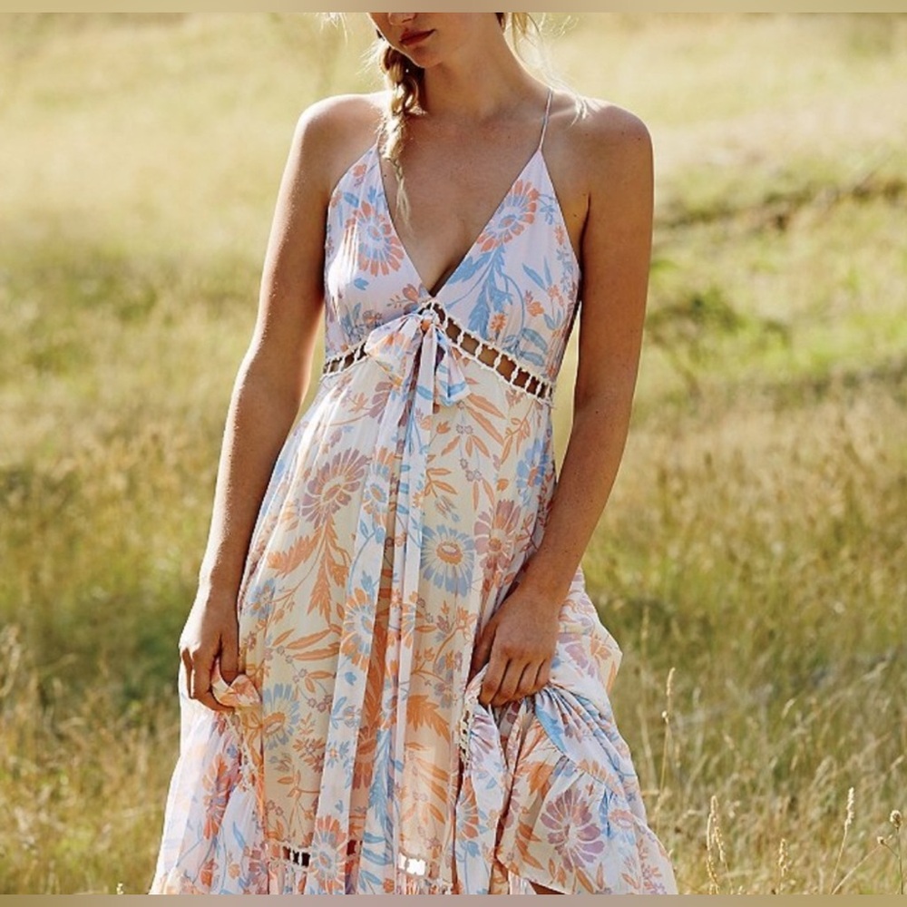 Free people pages of gold Floral Maxi Dress - Picture 2 of 6